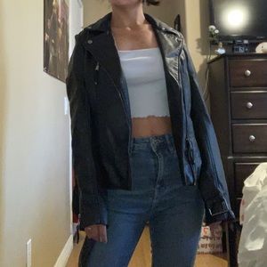 H&M faux leather jacket